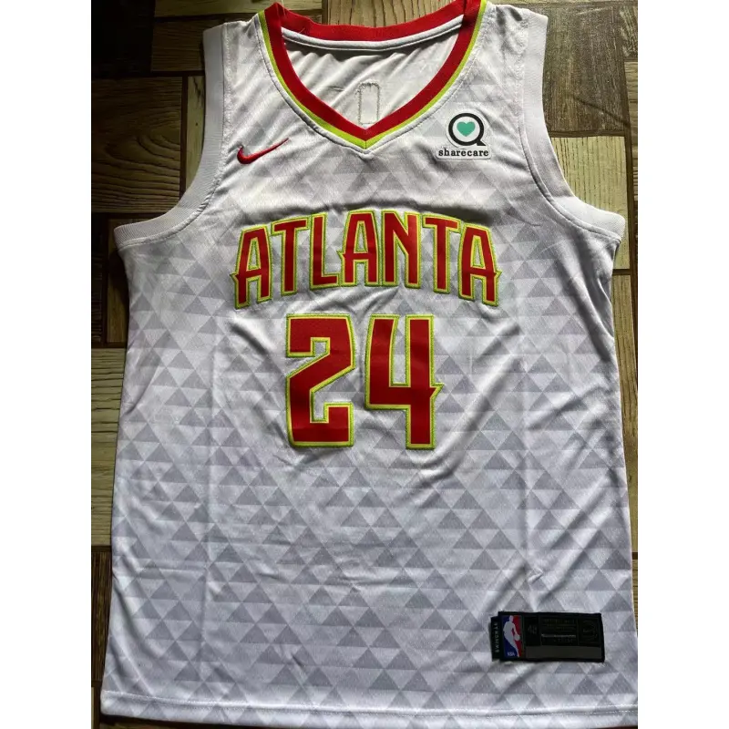 Camiseta Bruno Fernando #24 Atlanta Hawks Blanco