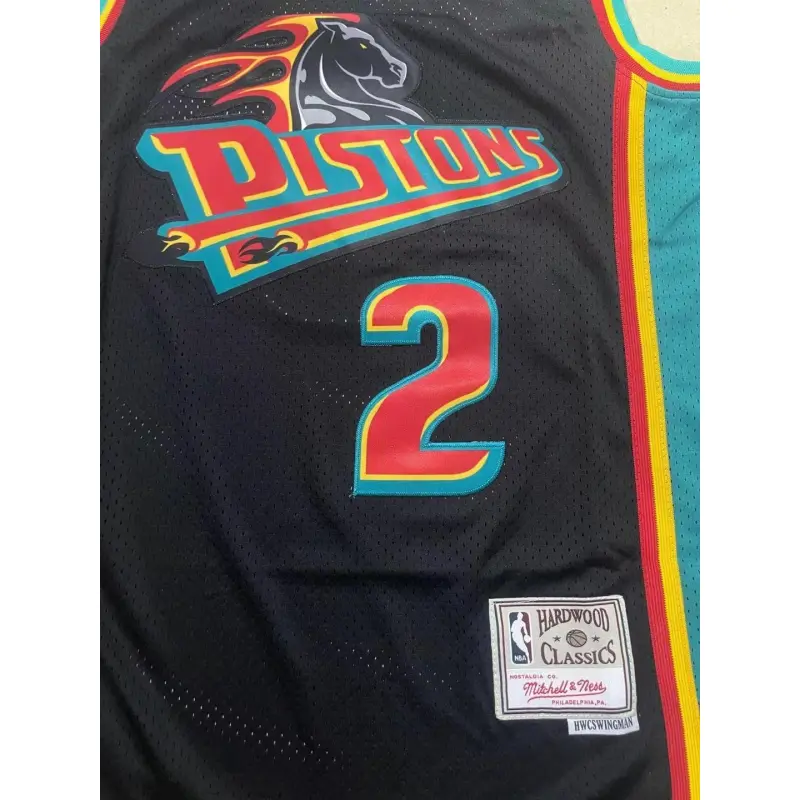 Camiseta Cade Cunningham #2 Detroit Pistons Negro Classic Edition