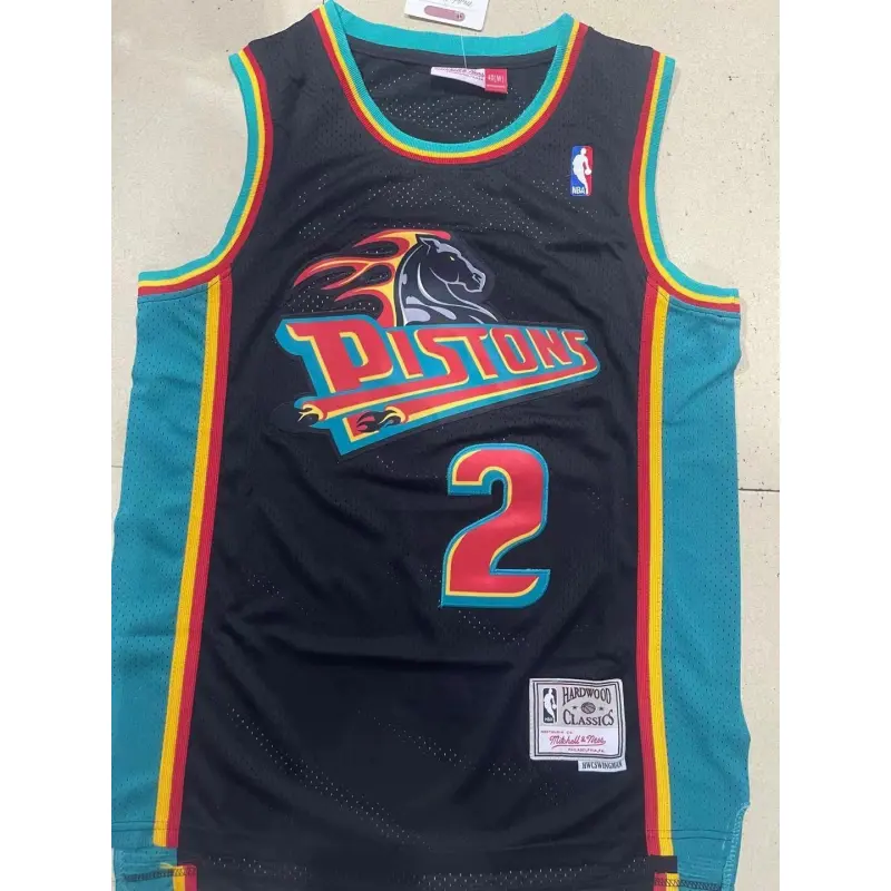 Camiseta Cade Cunningham #2 Detroit Pistons Negro Classic Edition