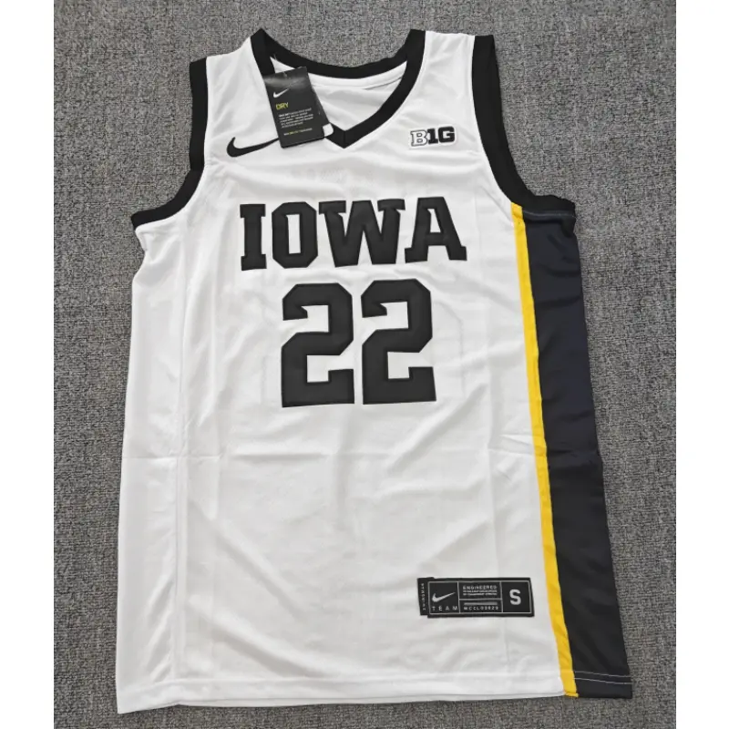 Camiseta Caitlin Clark #22 Indiana Fever Blanco/Amarillo