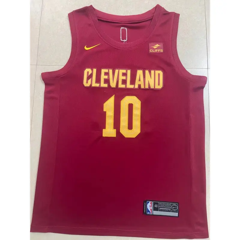 Camiseta Darius Garland #10 Cleveland Cavaliers Rojo