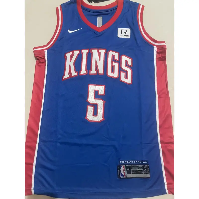 Camiseta De’Aaron Fox #5 Sacramento Kings Azul