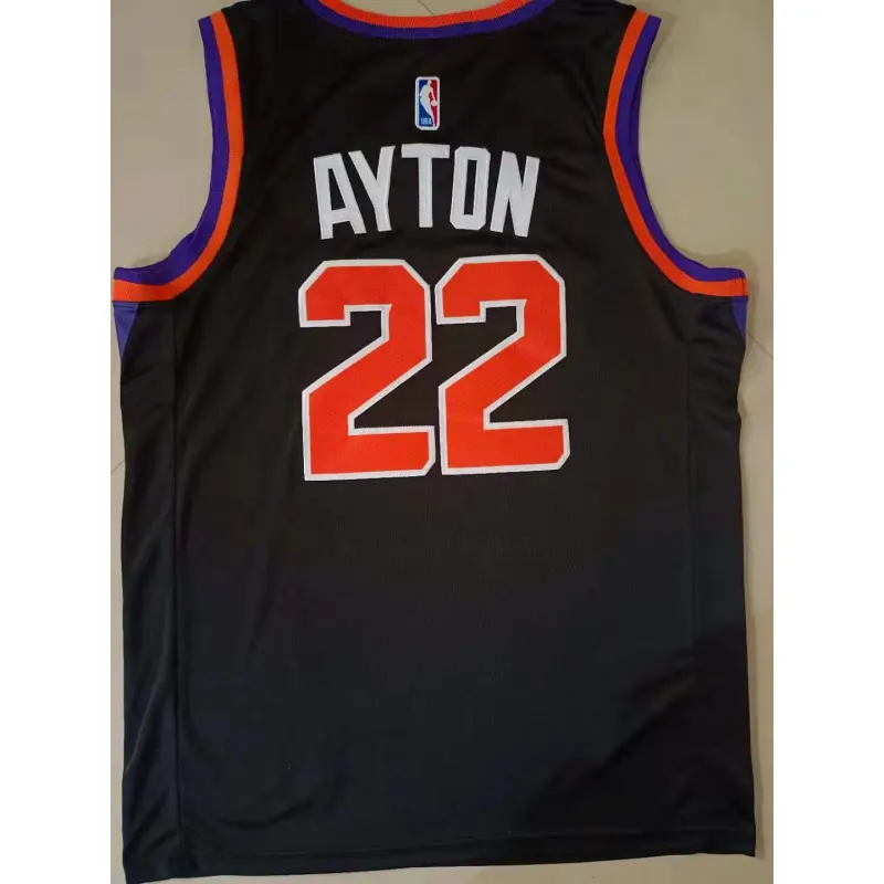 Camiseta Deandre Ayton #22 Phoenix Suns 2025 Negro 