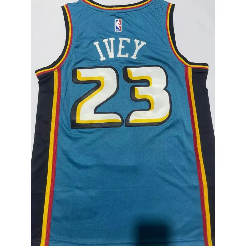 Camiseta Jaden Ivey #23 Detroit Pistons 2023 Verde Oscuro Camiseta Jaden Ivey #23 Detroit Pistons 2023 Verde Oscuro
