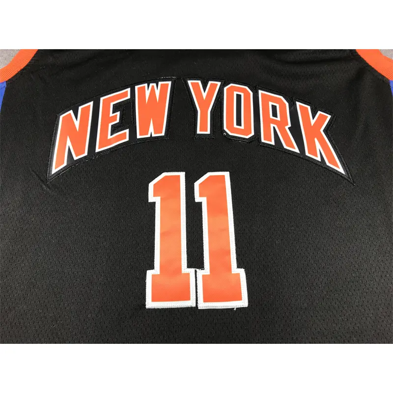 Camiseta Jalen Brunson #11 New York Knicks Negro City Edition