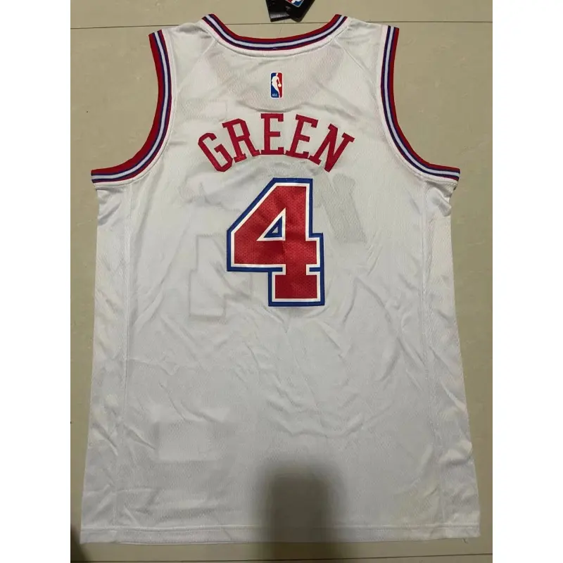 Camiseta Jalen Green #4 Houston Rockets 2024 City Edition Blanco