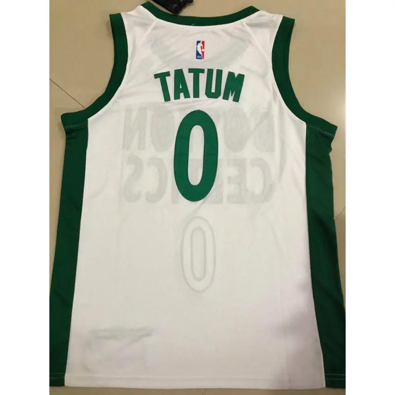 Camiseta Jayson Tatum #0 Boston Celtics 2021 Blanco City Edition Camiseta Jayson Tatum #0 Boston Celtics 2021 Blanco City Edition