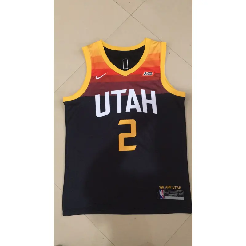 Camiseta Joe Ingles #2 Utah Jazz 2021 Negro City Edition