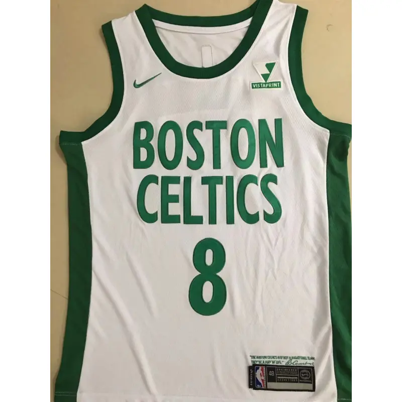 Camiseta Kemba Walker#8 Boston Celtics 2021 Blanco City Edition