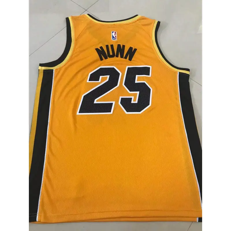 Camiseta Kendrick Nunn #25 Miami Heat 2025 Earned Edition Amarillo Camiseta Kendrick Nunn #25 Miami Heat 2025 Earned Edition Amarillo