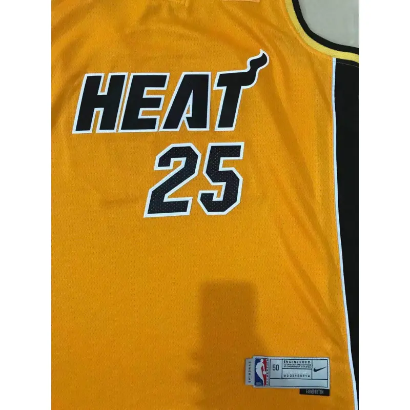 Camiseta Kendrick Nunn #25 Miami Heat 2025 Earned Edition Amarillo Camiseta Kendrick Nunn #25 Miami Heat 2025 Earned Edition Amarillo