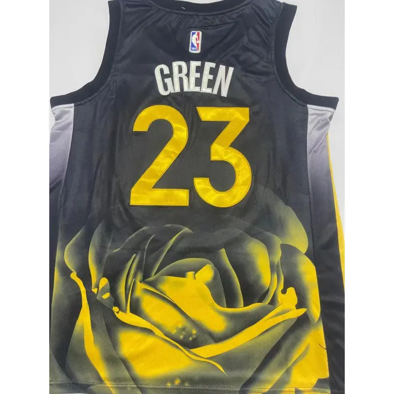 Camiseta Klay Thompson #23 Golden State Warriors 2023 City Edition Negro Camiseta Klay Thompson #23 Golden State Warriors 2023 City Edition Negro