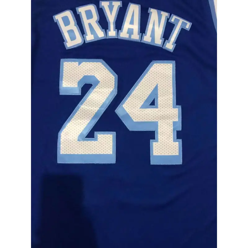 Camiseta Kobe Bryant #24 Los Angeles Lakers Azul Fan Edition Camiseta Kobe Bryant #24 Los Angeles Lakers Azul Fan Edition