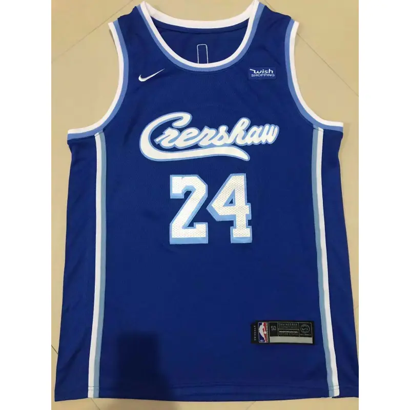 Camiseta Kobe Bryant #24 Los Angeles Lakers Azul Fan Edition