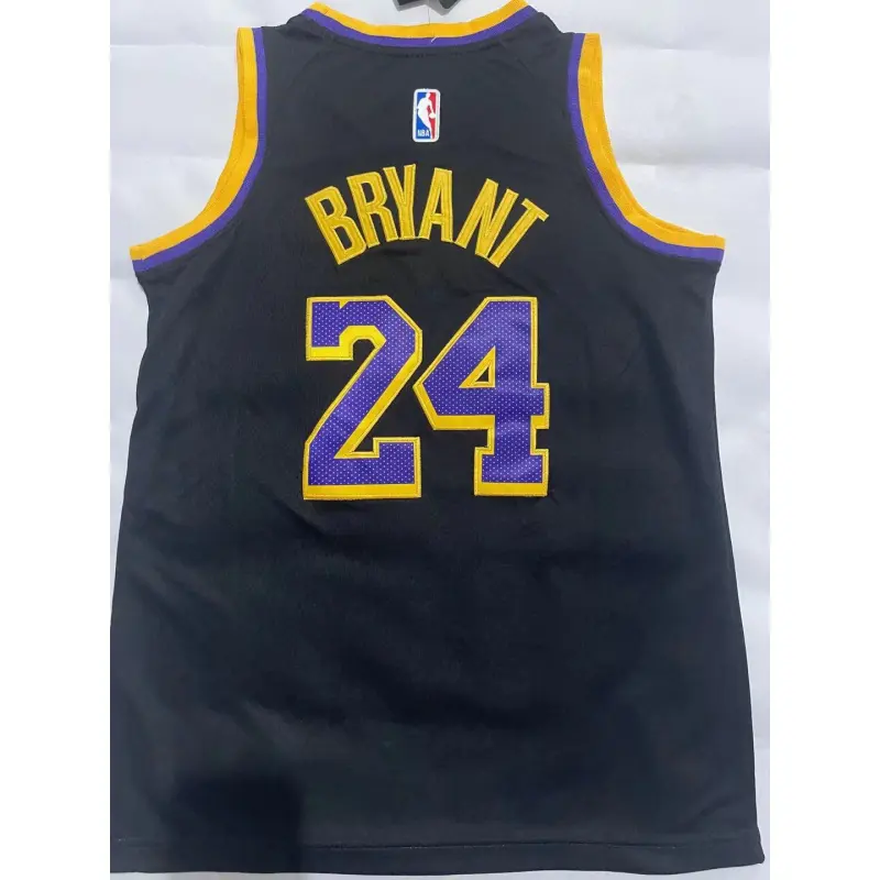 Camiseta Kobe Bryant #24 Los Angeles Lakers Negro Niño Camiseta Kobe Bryant #24 Los Angeles Lakers Negro Niño