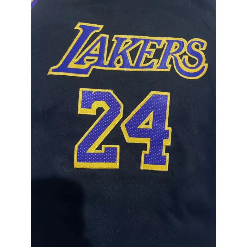 Camiseta Kobe Bryant #24 Los Angeles Lakers Negro Niño Camiseta Kobe Bryant #24 Los Angeles Lakers Negro Niño