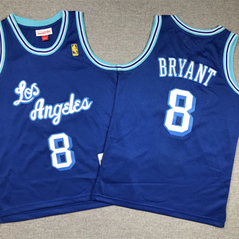 Camiseta Kobe Bryant #8 Los Angeles Lakers Azul Classic Edition Niño