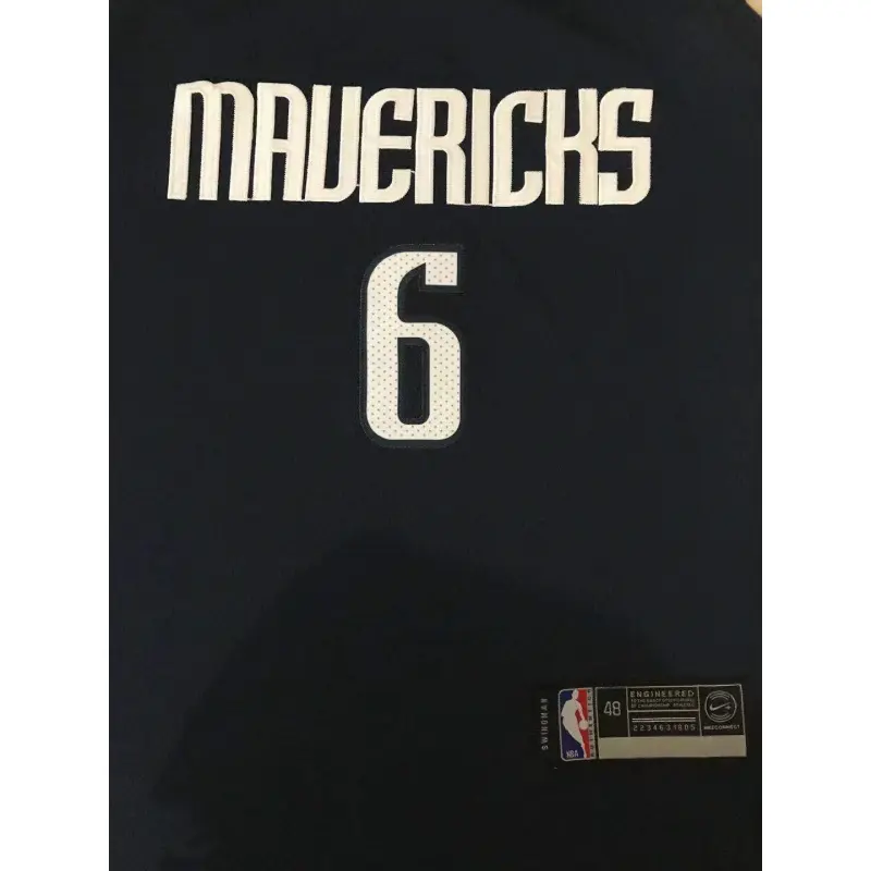 Camiseta Kristaps Porzingis #6 Dallas Mavericks Azul Oscuro