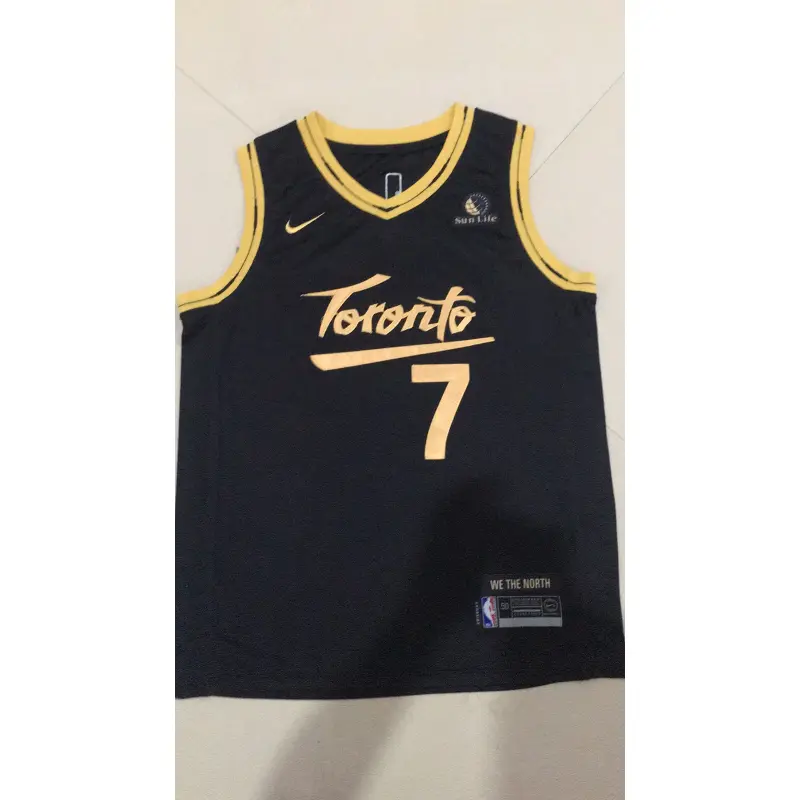 Camiseta Kyle Lowry #7 Toronto Raptors Negro