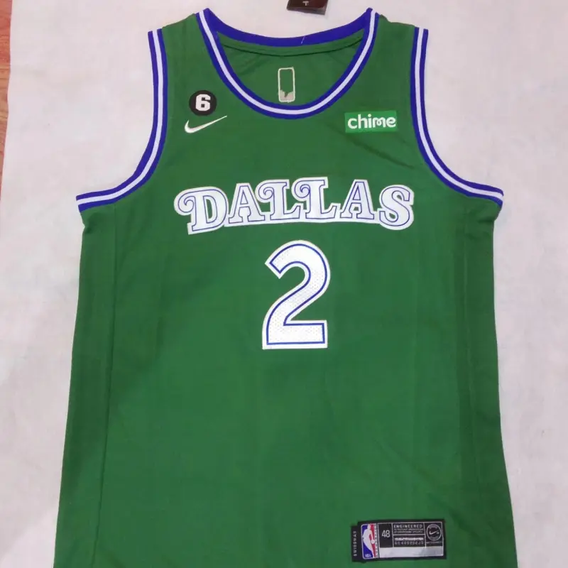 Camiseta Kyrie Irving #2 Dallas Mavericks Verde