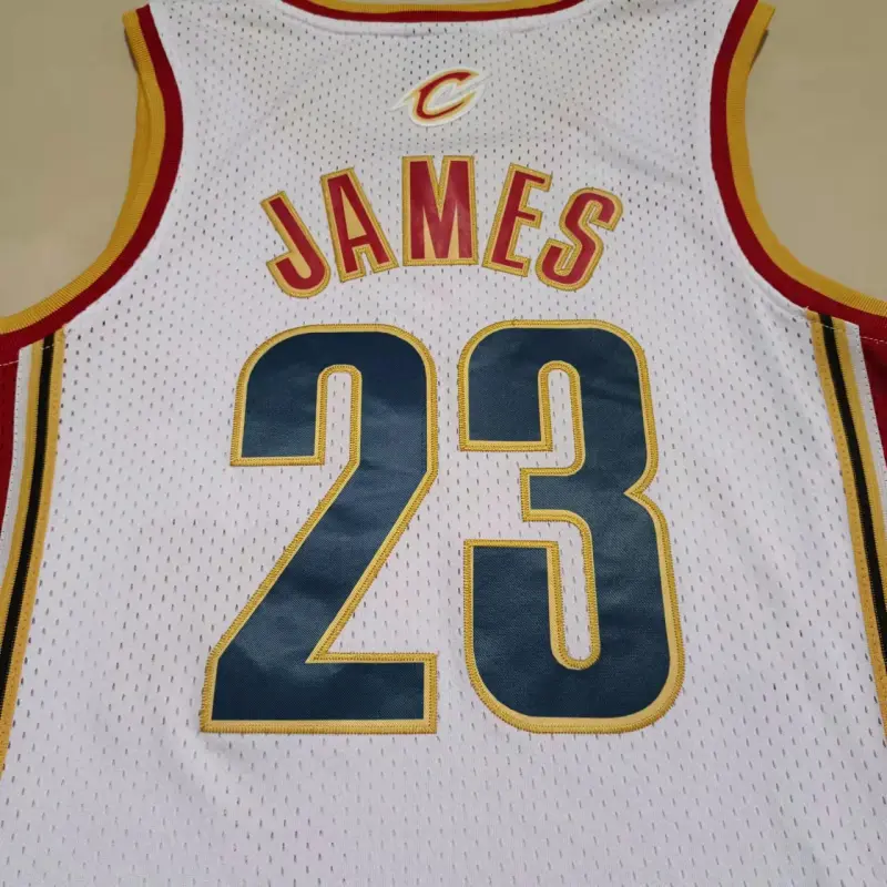 Camiseta Lebron James #23 Cleveland Cavaliers Blanco Classic Edition Camiseta Lebron James #23 Cleveland Cavaliers Blanco Classic Edition
