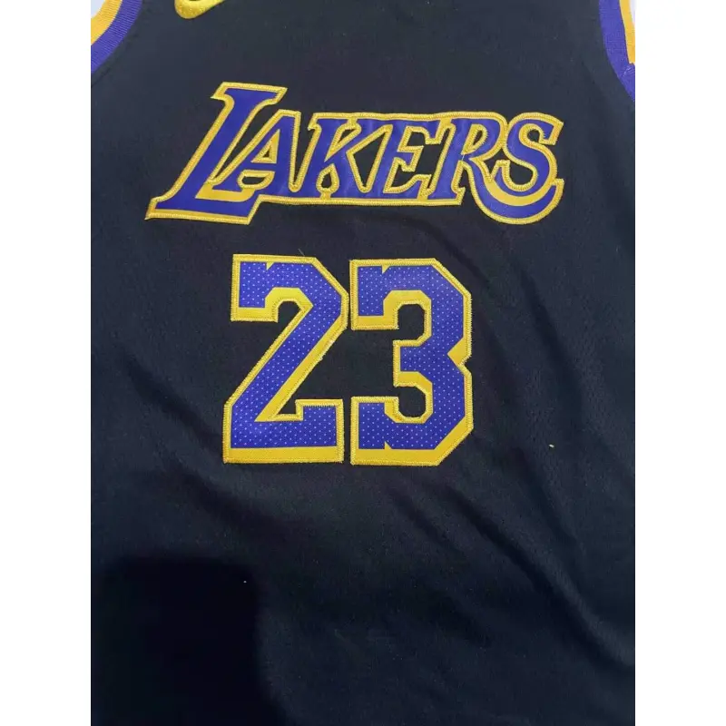 Camiseta LeBron James #23 Los Angeles Lakers Negro Niño Camiseta LeBron James #23 Los Angeles Lakers Negro Niño