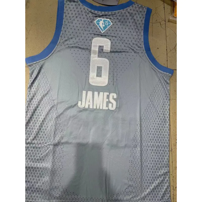 Camiseta LeBron James #6 All-Star 2022 Gris