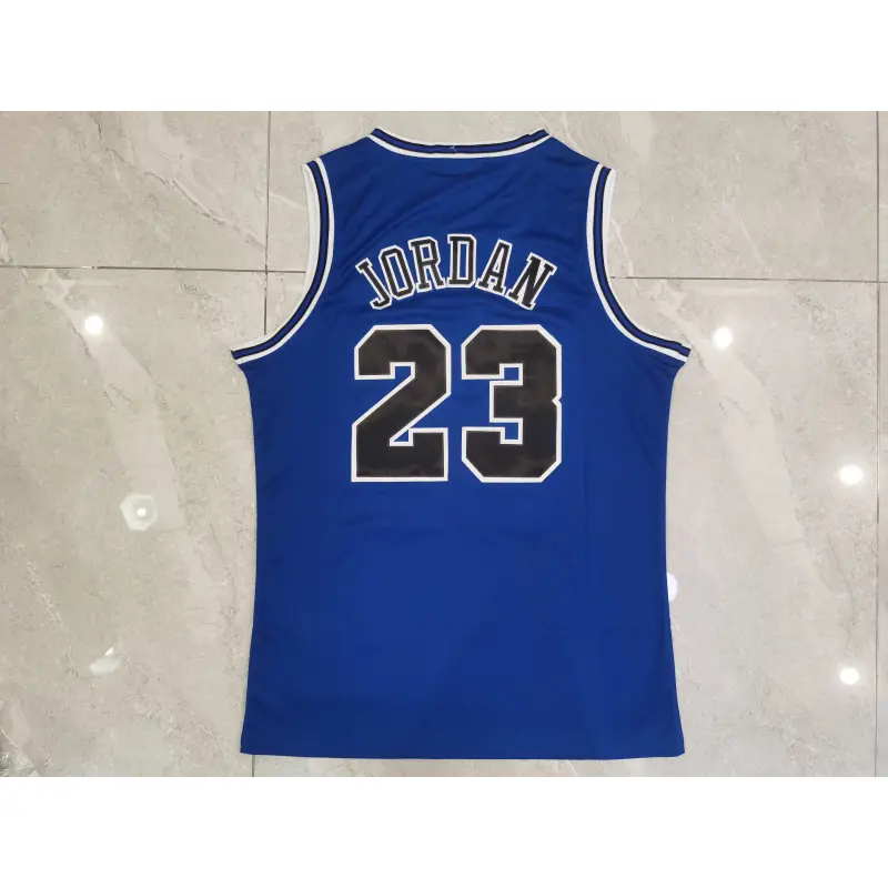 Camiseta Michael Jordan #23 Chicago Bulls 1997 Azul Classic Edition Camiseta Michael Jordan #23 Chicago Bulls 1997 Azul Classic Edition