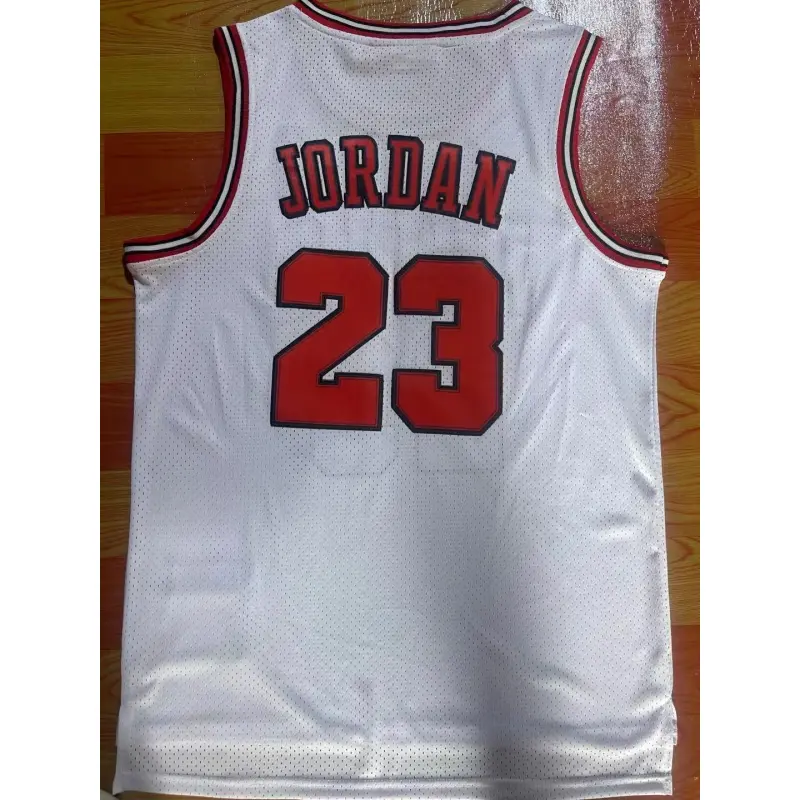 Camiseta Michael Jordan #23 Chicago Bulls 1997 Blanco Classic Edition Firmada Camiseta Michael Jordan #23 Chicago Bulls 1997 Blanco Classic Edition Firmada