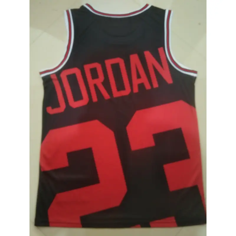 Camiseta Michael Jordan #23 Chicago Bulls Negro Estampado Edition Especial Camiseta Michael Jordan #23 Chicago Bulls Negro Estampado Edition Especial
