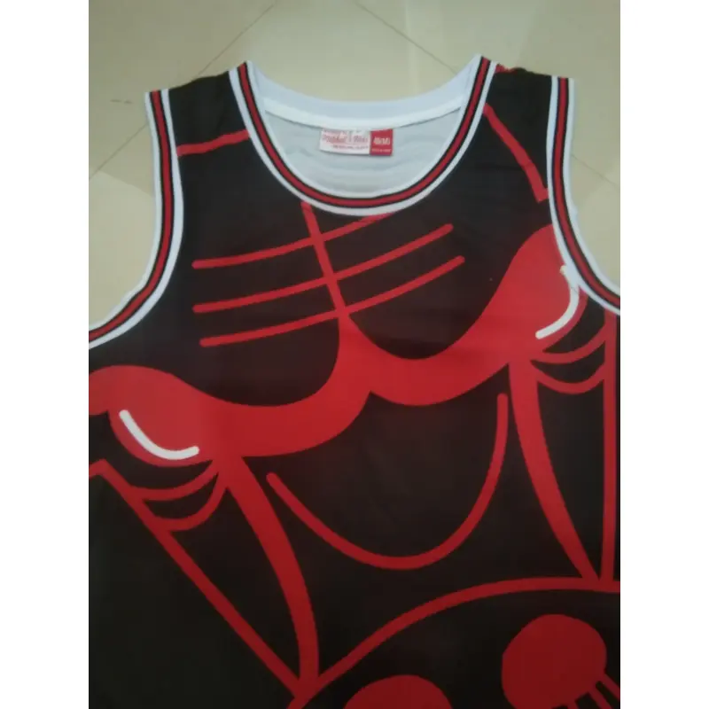 Camiseta Michael Jordan #23 Chicago Bulls Negro Estampado Edition Especial Camiseta Michael Jordan #23 Chicago Bulls Negro Estampado Edition Especial