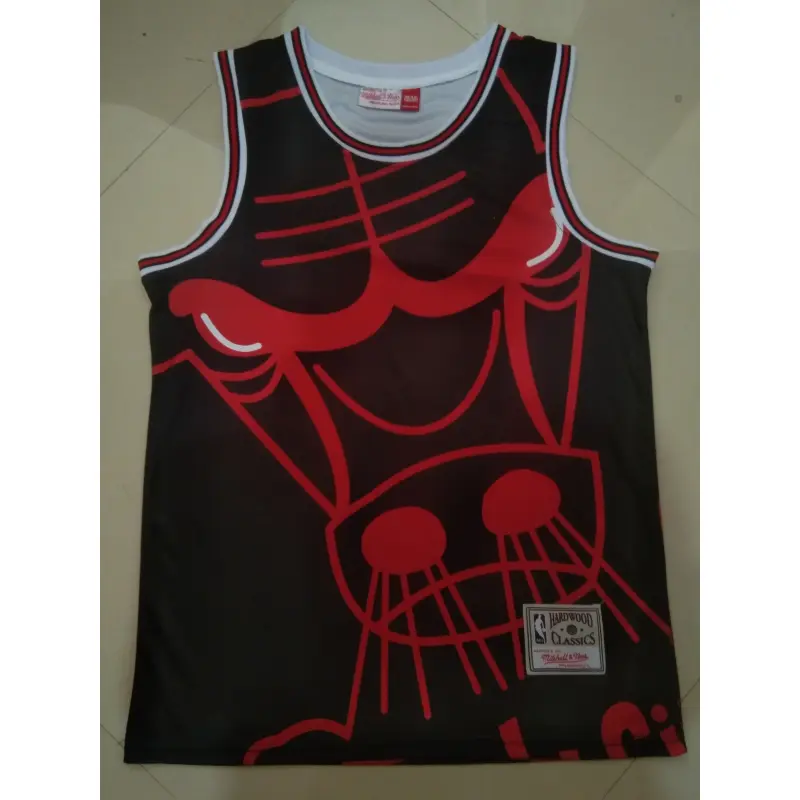 Camiseta Michael Jordan #23 Chicago Bulls Negro Estampado Edition Especial