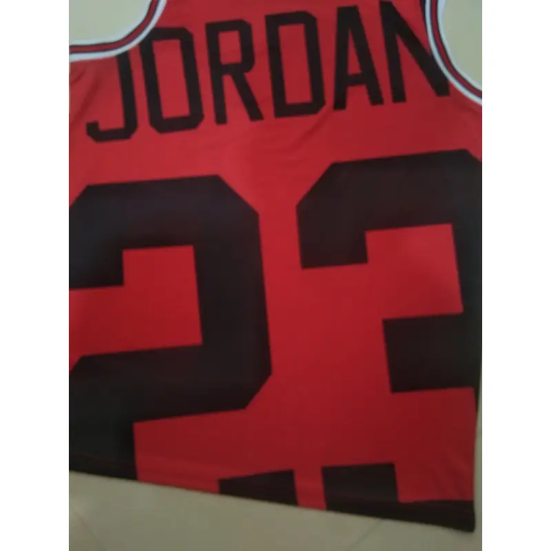 Camiseta Michael Jordan #23 Chicago Bulls Rojo Estampado Edition Camiseta Michael Jordan #23 Chicago Bulls Rojo Estampado Edition