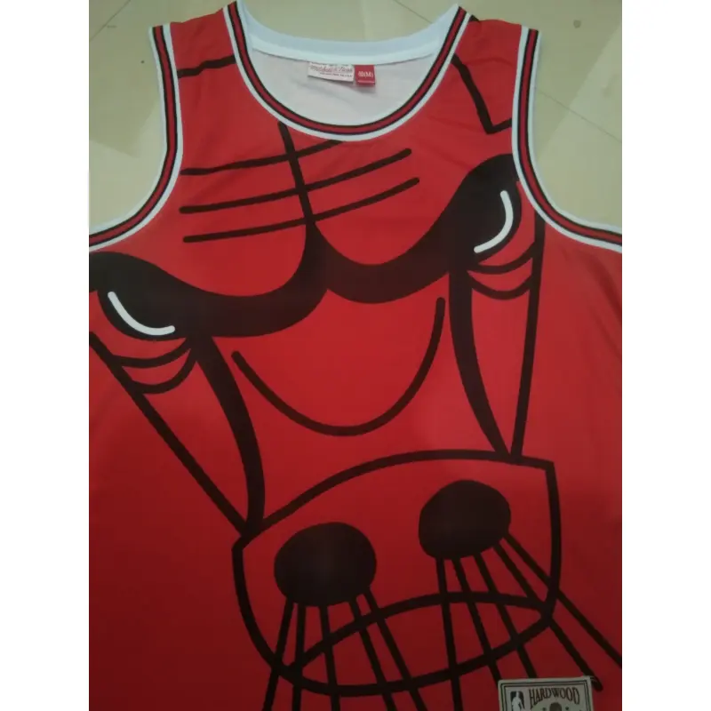 Camiseta Michael Jordan #23 Chicago Bulls Rojo Estampado Edition Camiseta Michael Jordan #23 Chicago Bulls Rojo Estampado Edition