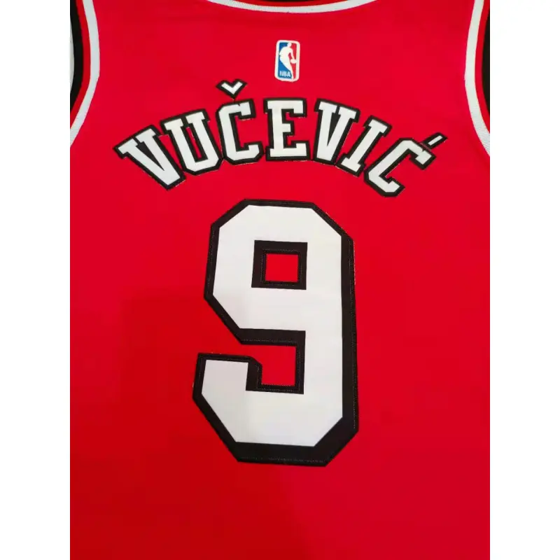 Camiseta Nikola Vucevic #9 Chicago Bulls Rojo