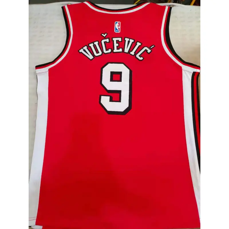 Camiseta Nikola Vucevic #9 Chicago Bulls Rojo