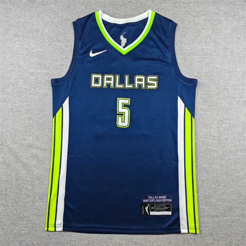 Camiseta Paige Bueckers #5 Dallas Wings Azul
