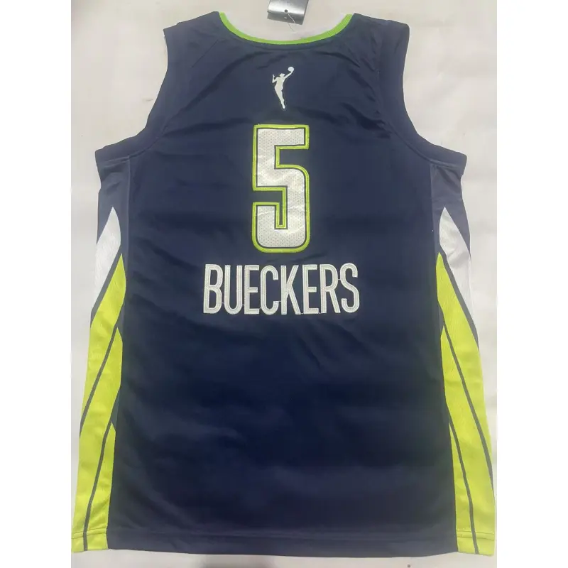 Camiseta Paige Bueckers #5 Dallas Wings Azul Oscuro Camiseta Paige Bueckers #5 Dallas Wings Azul Oscuro