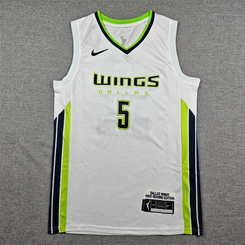 Camiseta Paige Bueckers #5 Dallas Wings Blanco