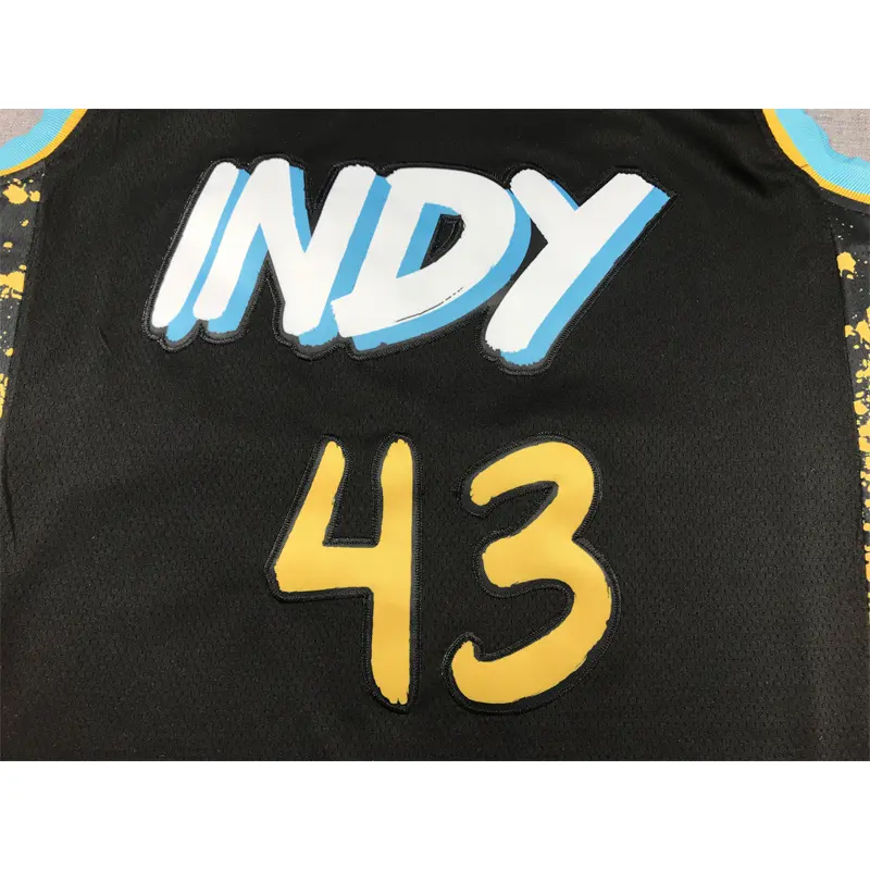 Camiseta Pascal Siakam #43 Indiana Pacers 2024 Negro City Edition Camiseta Pascal Siakam #43 Indiana Pacers 2024 Negro City Edition