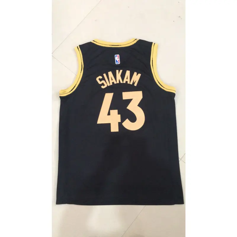 Camiseta Pascal Siakam #43 Toronto Raptors 2021 Negro City Edition Camiseta Pascal Siakam #43 Toronto Raptors 2021 Negro City Edition