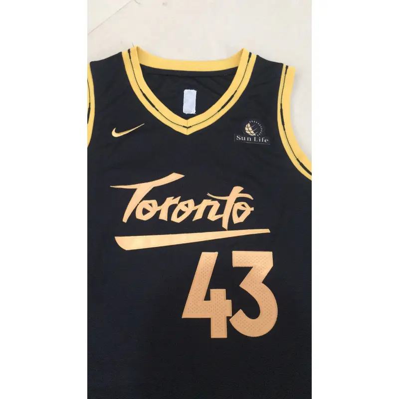 Camiseta Pascal Siakam #43 Toronto Raptors 2021 Negro City Edition Camiseta Pascal Siakam #43 Toronto Raptors 2021 Negro City Edition