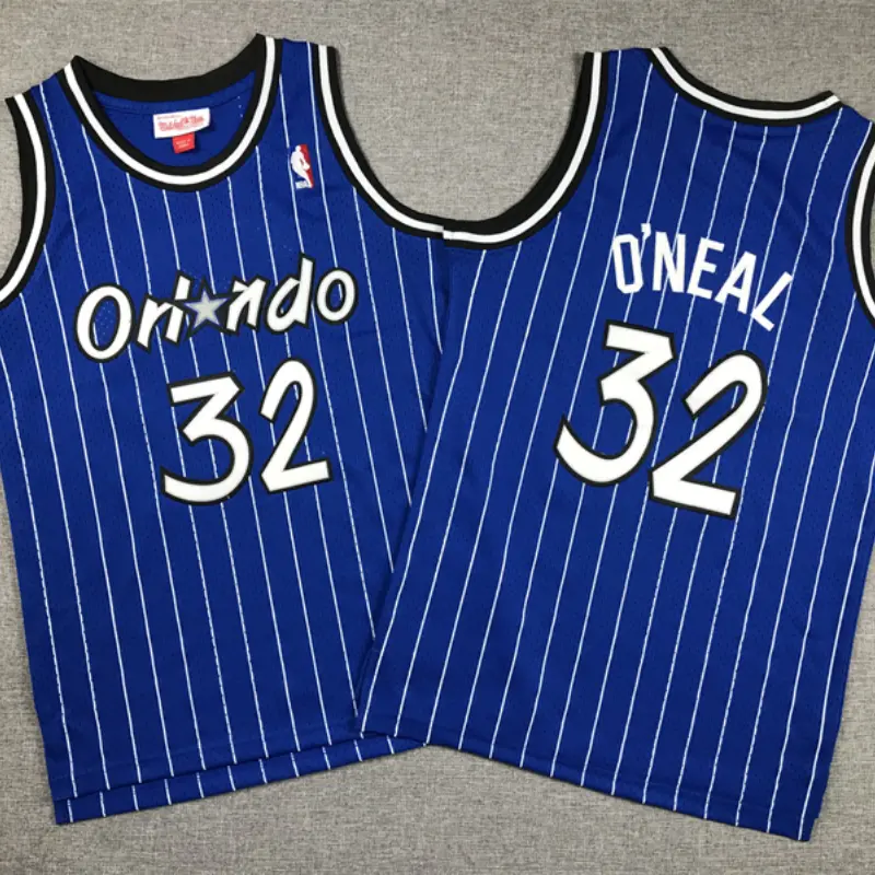 Camiseta Shaquille O’Neal #32 Orlando Magic Azul Classic Edition Niño