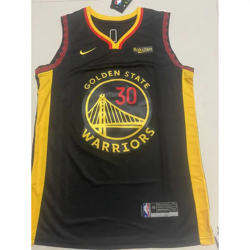 Camiseta Stephen Curry #30 Golden State Warriors 2025 Negro