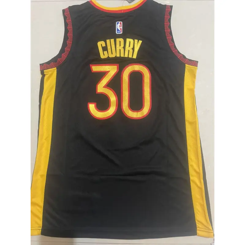 Camiseta Stephen Curry #30 Golden State Warriors 2025 Negro Camiseta Stephen Curry #30 Golden State Warriors 2025 Negro