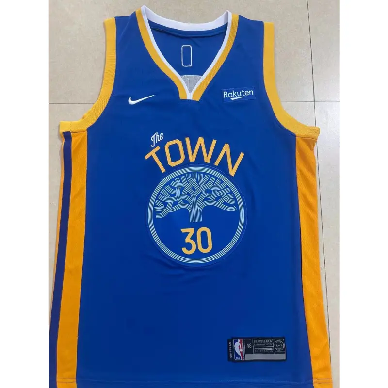 Camiseta Stephen Curry #30 Golden State Warriors 2025 Azul