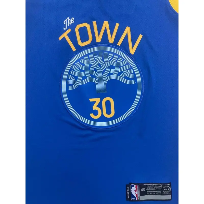 Camiseta Stephen Curry #30 Golden State Warriors 2025 Azul  Camiseta Stephen Curry #30 Golden State Warriors 2025 Azul