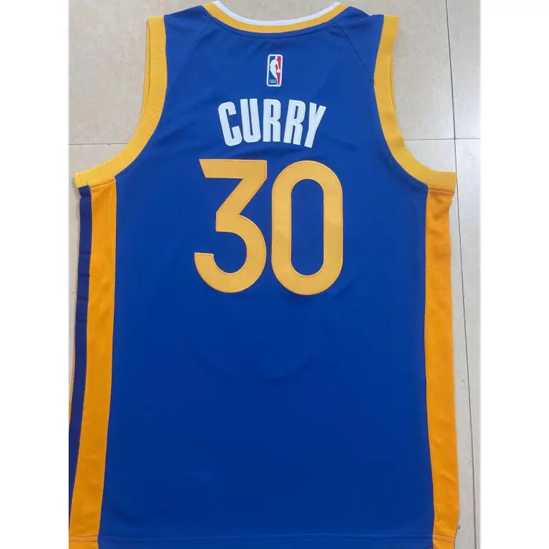 Camiseta Stephen Curry #30 Golden State Warriors 2025 Azul  Camiseta Stephen Curry #30 Golden State Warriors 2025 Azul