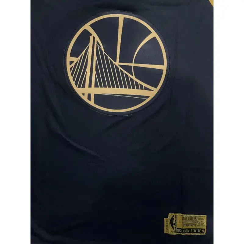 Camiseta Stephen Curry #30 Golden State Warriors Negro/Dorado Niño Camiseta Stephen Curry #30 Golden State Warriors Negro/Dorado Niño