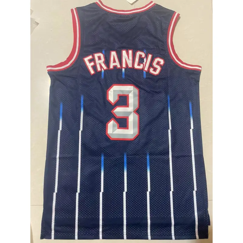 Camiseta Steve Francis #3 Houston Rockets Azul Oscuro Camiseta Steve Francis #3 Houston Rockets Azul Oscuro